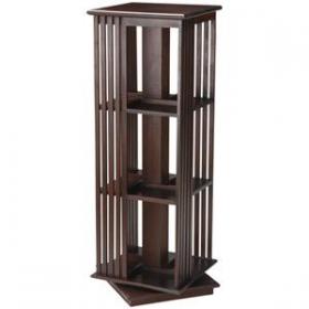 HOUSE SALE - SOLID WOOD REVOLVING CD.BOOK CASE