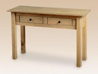 HOUSE SALE -NEW - SOLID BUILT CONSOLE/DRESSING TABLE - 2 DRAWERS