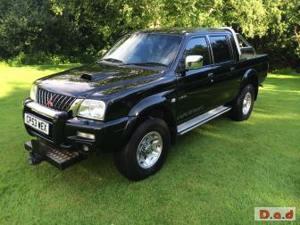 MITSUBISHI L200 Double Cab TD Warrior 4WD 113Bhp 2004 model  only 71,000 miles