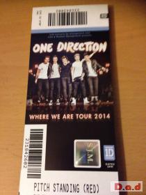 One Direction Where We Are Tour tickets manchester etihad staduim