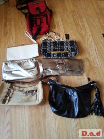 Selection of ladies handbags