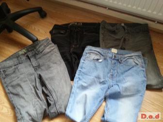 Selection of mens skinny jeans