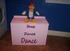 New & Unique 'Dance' Sturdy Storage /Toy/MDF Box with hinged lid