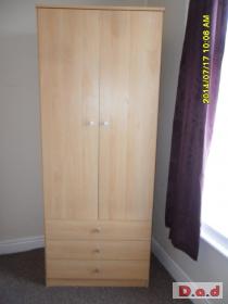 Pine wardrobe