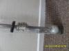 Extendable metal curtain pole with crackle effect finials